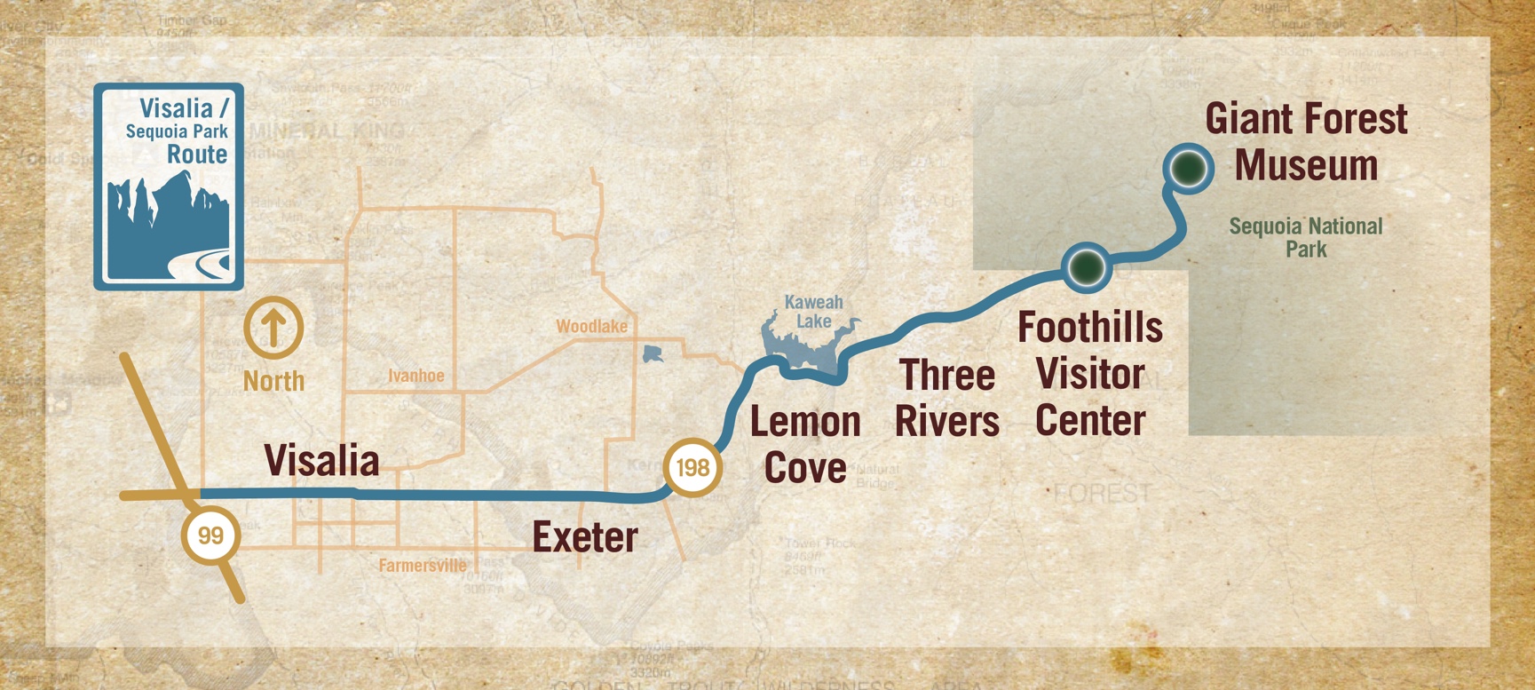 Sequoia Shuttle Visalia Route Shuttle